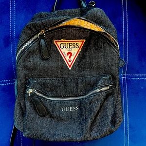 Guess Denim Mini Backpack